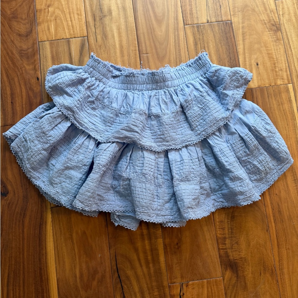LoveShackFancy Sky Blue Skirt